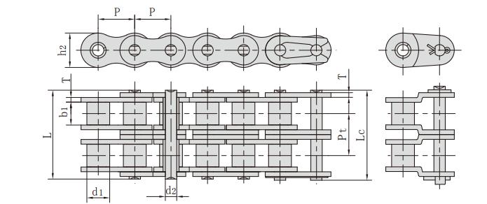 60HSP-2_<font color='red'>旋<font color='red'>耕機(jī)</font></font>鏈條_農(nóng)機(jī)鏈