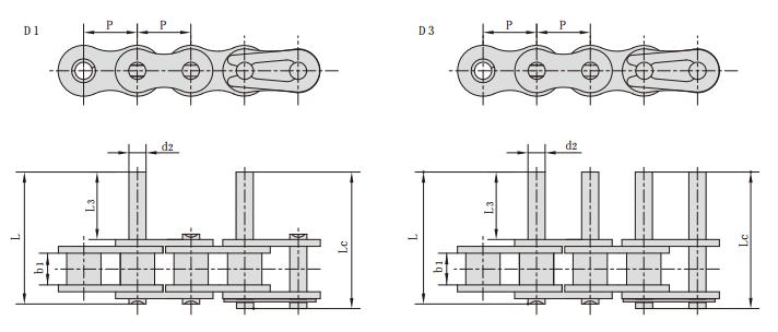 20A_1.<font color='red'>2寸</font>_20A加長(zhǎng)銷軸輸送鏈