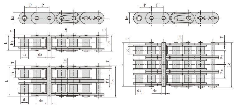 C20BSS-1_1.<font color='red'>2寸</font>鏈條 不銹鋼直