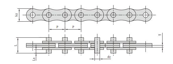 F2422F1-D2_板式鏈 <font color='red'><font color='red'>提升</font><font color='red'>鏈條</font></font>