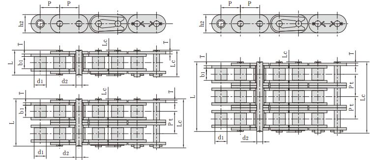 C<font color='red'>32A-1</font>_C160-1 直鏈版鏈條